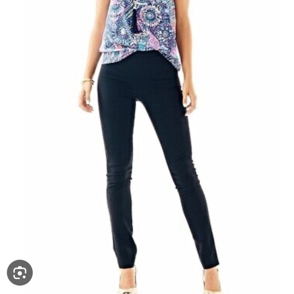 Lilly Pulitzer Alessia side zip dress pants size 00 excellent like-new condition - Picture 1 of 5